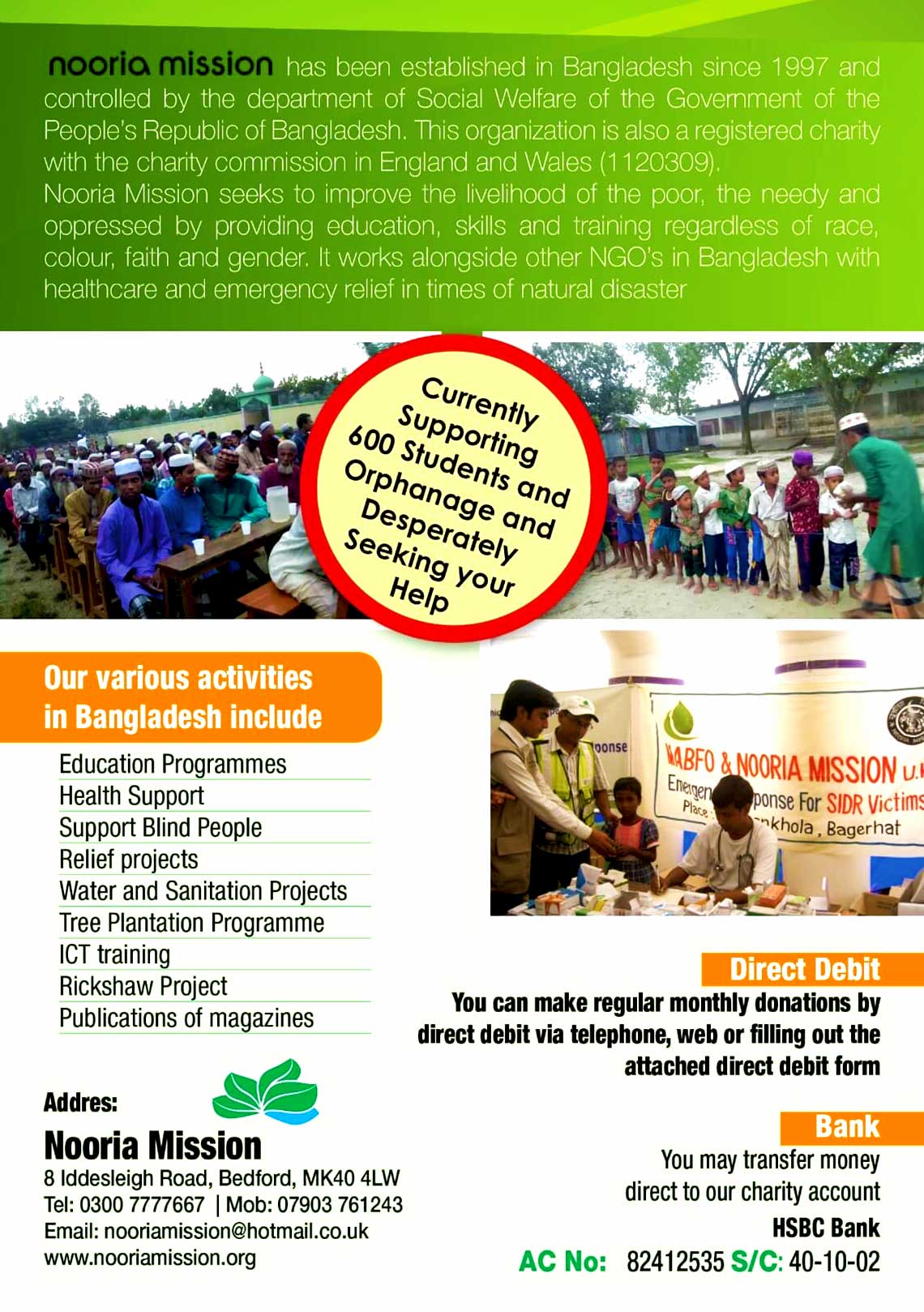 Nooria Mission Leaflet